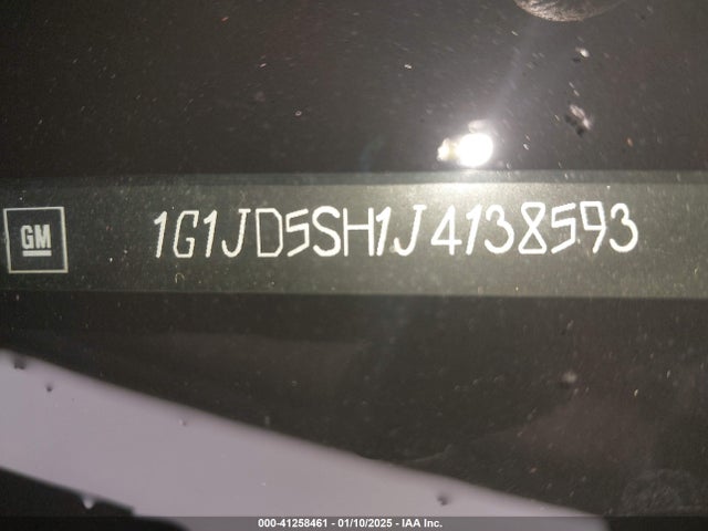 Chevrolet Sonic Lt Auto 2018 1G1JD5SH1J4138593 Image 9