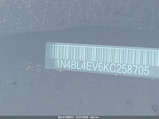 1N4BL4EV6KC258705 Nissan Altima 2.5 Sl