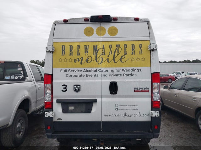 3C6TRVDGXLE110693 RAM Promaster 2500 High Roof 159 Wb