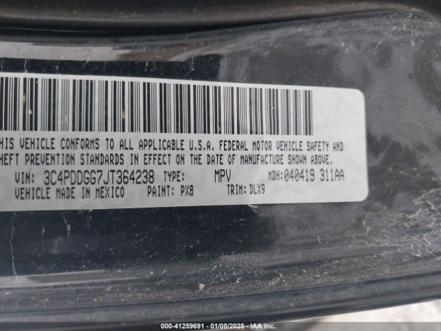 3C4PDDGG7JT364238 Dodge Journey Crossroad Awd