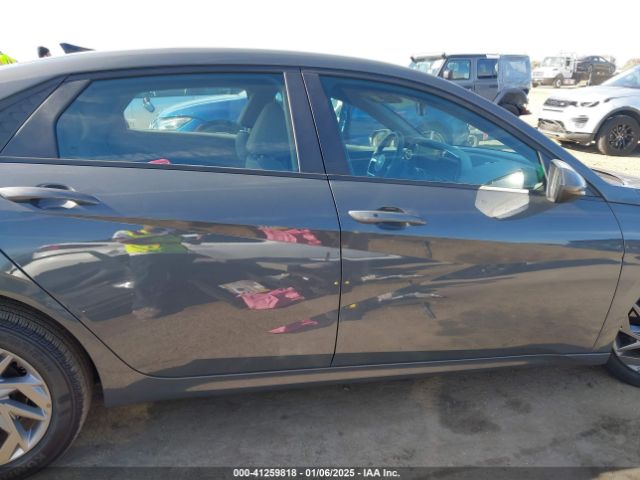 KMHLM4DJ1RU107605 Hyundai Elantra Hybrid Blue