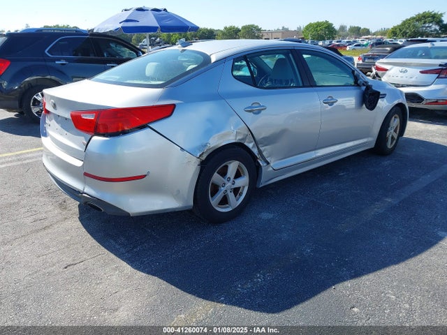KIA Optima Lx 2014 5XXGM4A75EG263189 Image 4