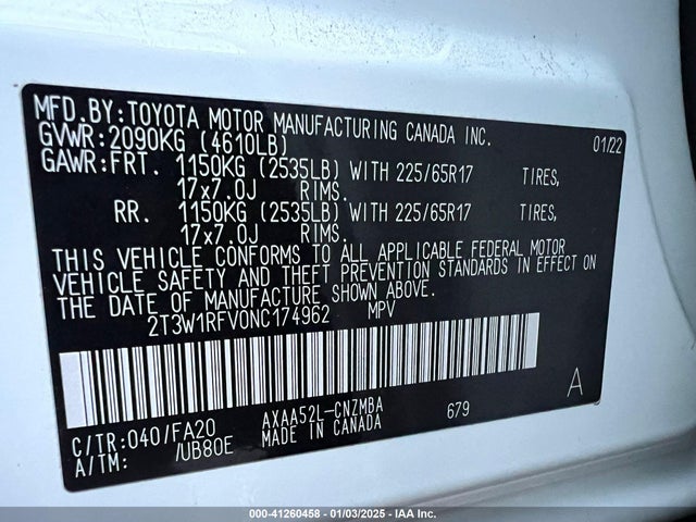 Toyota Rav4 Xle 2022 2T3W1RFV0NC174962 Image 9