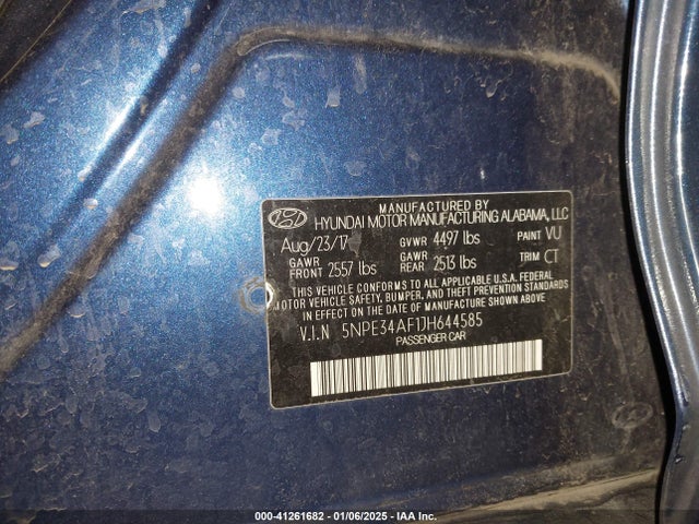 5NPE34AF1JH644585 Hyundai Sonata Sport