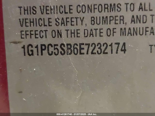 Chevrolet Cruze 1lt Auto 2014 1G1PC5SB6E7232174 Image 9