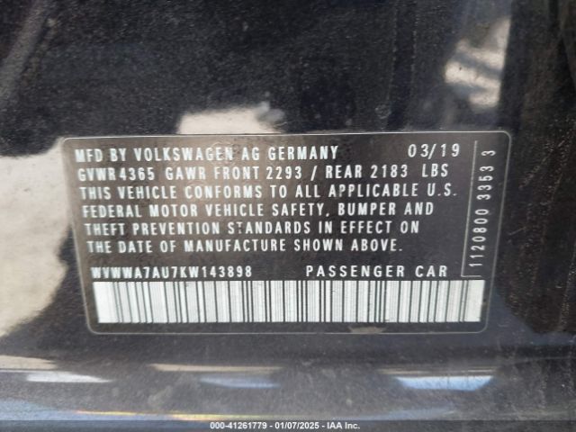 WVWWA7AU7KW143898 Volkswagen Golf R 2.0t W/dcc   Navigation