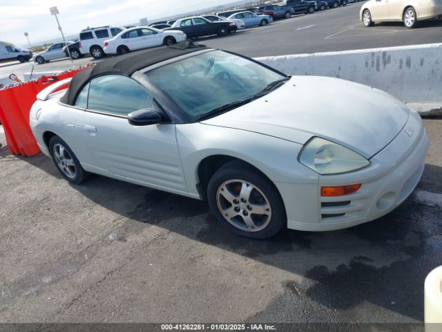2003 MITSUBISHI ECLIPSE SPYDER 4A3AE45G63E173609 Photo 0