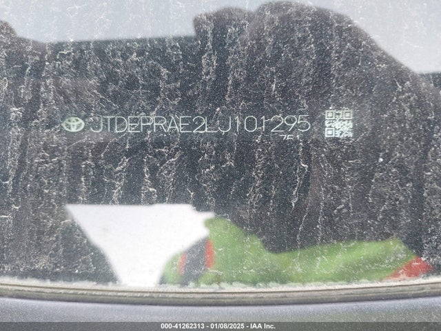 JTDEPRAE2LJ101295 Toyota COROLLA LE