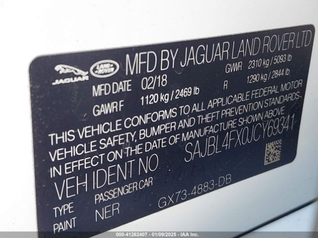 2018 JAGUAR XF SAJBL4FX0JCY69341 Photo 8