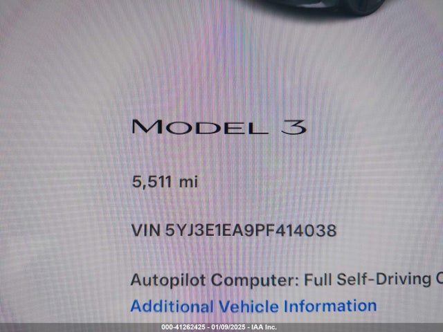 2023 TESLA MODEL 3 5YJ3E1EA9PF414038 Photo 6