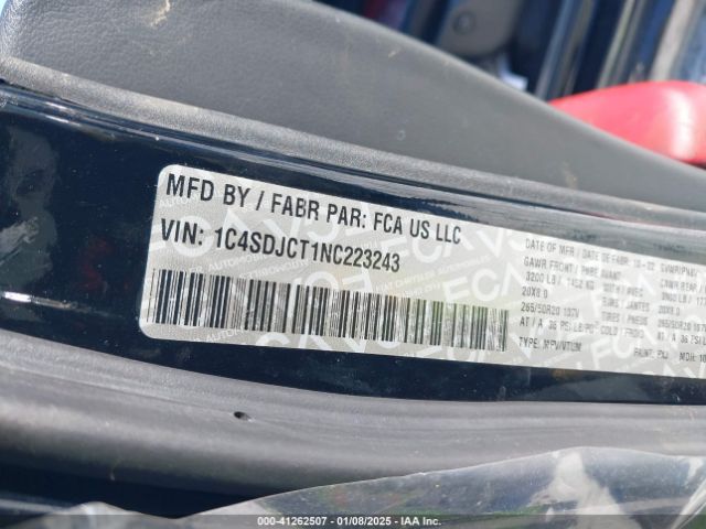2022 DODGE DURANGO 1C4SDJCT1NC223243 Photo 8