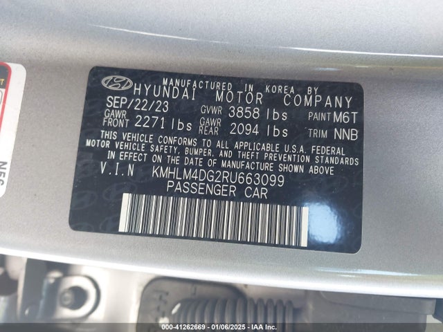 Hyundai ELANTRA SEL 2024 KMHLM4DG2RU663099 Image 9