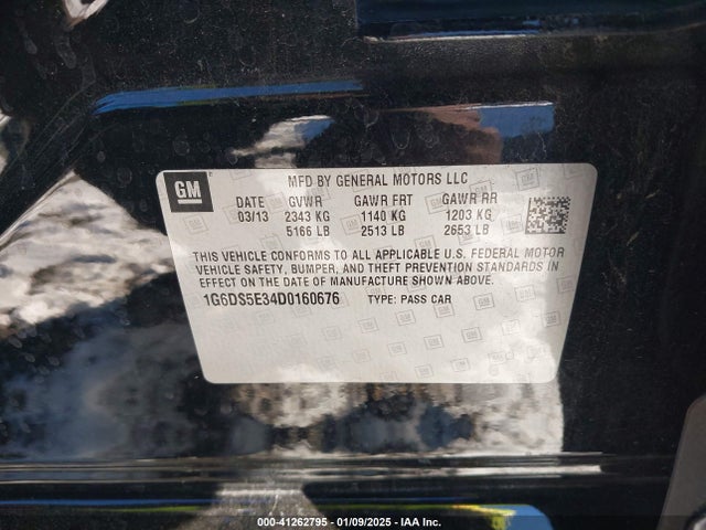 2013 CADILLAC CTS 1G6DS5E34D0160676 Photo 8