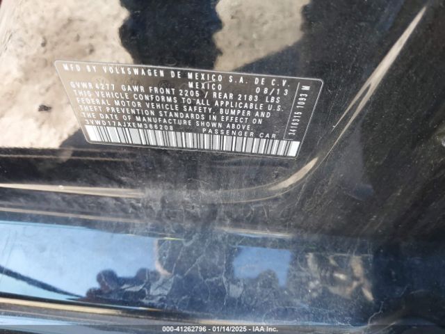 3VWD17AJXEM366208 Volkswagen Jetta 1.8t Se