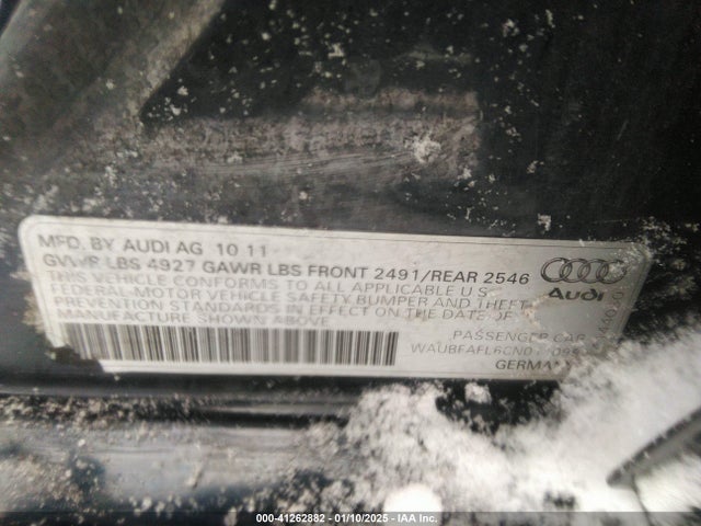 2012 AUDI A4 WAUBFAFL6CN011099 Photo 8