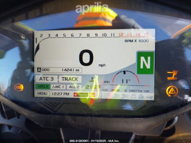 2017 APRILIA RSV4 ZD4KEU009HS000701 Photo 6