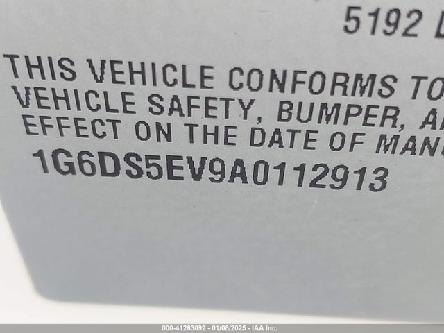 2010 CADILLAC CTS 1G6DS5EV9A0112913 Photo 8