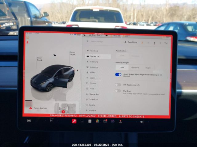 7SAYGDEE7RF199673 Tesla Model Y Long Range Dual Motor All-wheel Drive