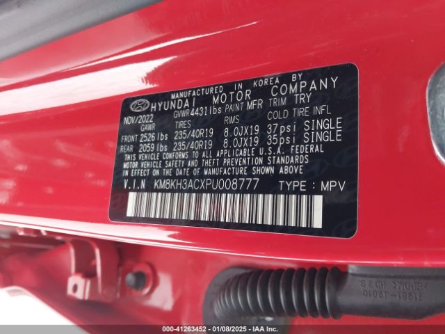 2023 HYUNDAI KONA N KM8KH3ACXPU008777 Photo 8