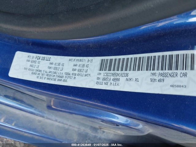 Chrysler 200 Limited 2016 1C3CCCAB5GN102336 Image 9