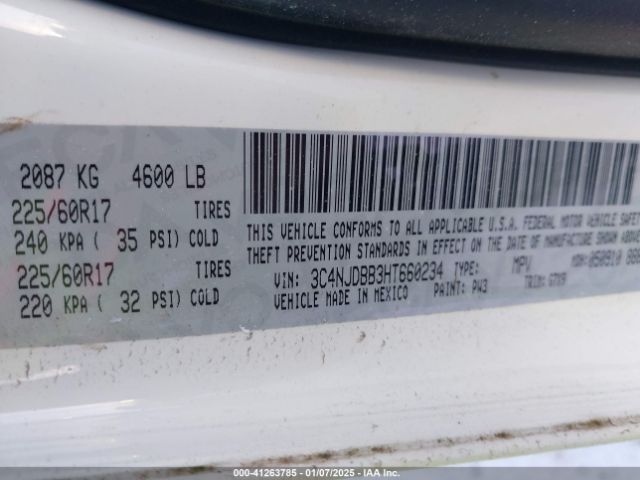 3C4NJDBB3HT660234 Jeep New Compass Latitude 4x4