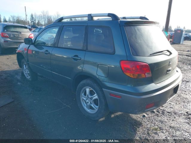 2003 MITSUBISHI OUTLANDER JA4LX31G43U112863 Photo 2