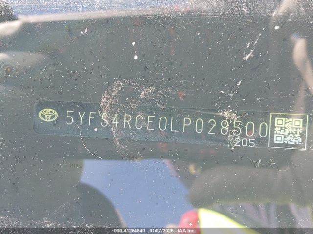 5YFS4RCE0LP028500 Toyota COROLLA SE