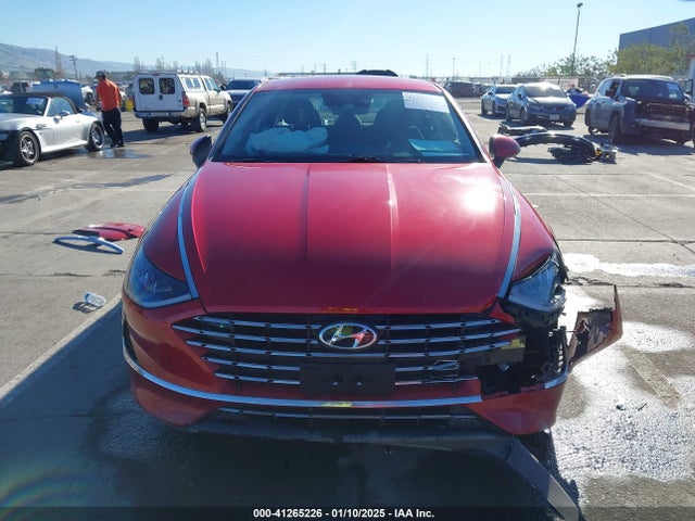 KMHL24JJ1LA009550 Hyundai Sonata Hybrid Blue
