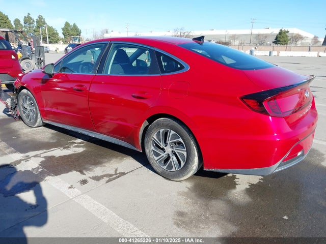 KMHL24JJ1LA009550 Hyundai Sonata Hybrid Blue