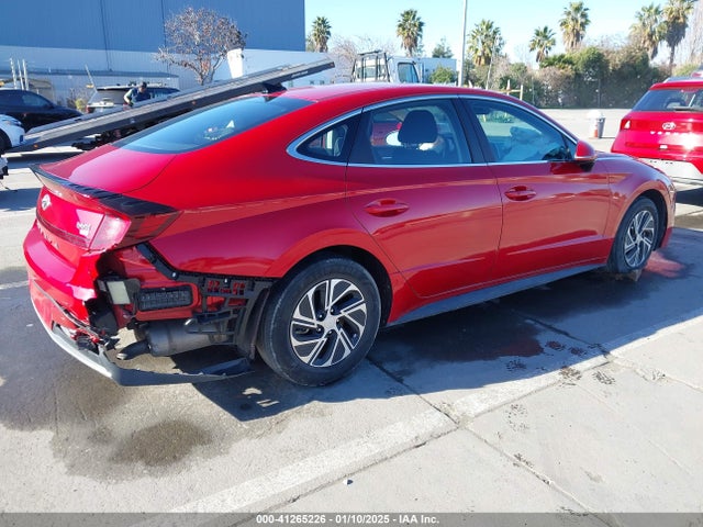 KMHL24JJ1LA009550 Hyundai Sonata Hybrid Blue