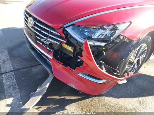 KMHL24JJ1LA009550 Hyundai Sonata Hybrid Blue