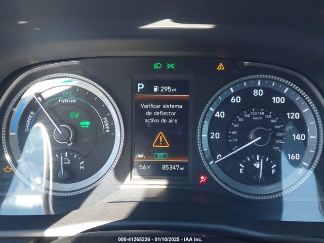 KMHL24JJ1LA009550 Hyundai Sonata Hybrid Blue