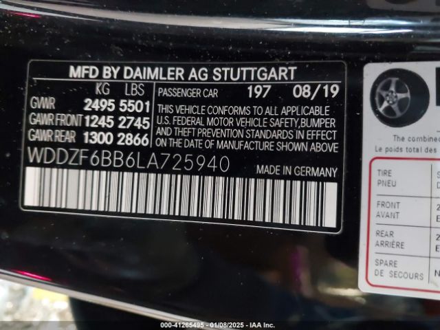 2020 MERCEDES-BENZ AMG E 53 WDDZF6BB6LA725940 Photo 8