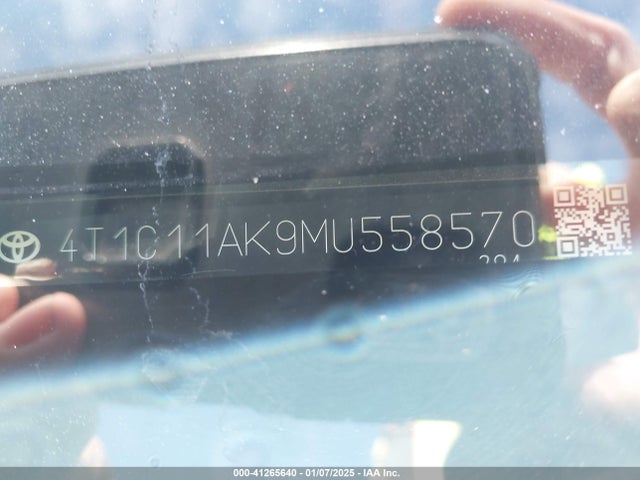 Toyota CAMRY LE 2021 4T1C11AK9MU558570 Image 9