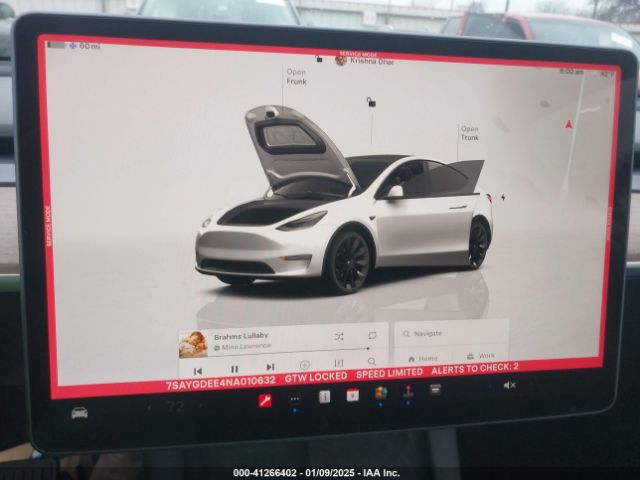 7SAYGDEE4NA010632 Tesla Model Y Long Range Dual Motor All-wheel Drive