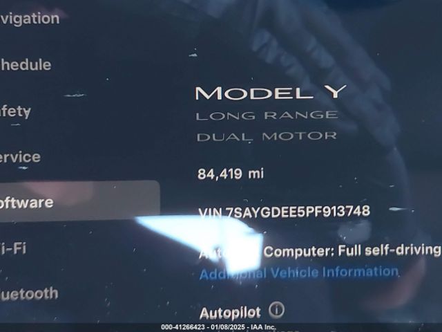 2023 TESLA MODEL Y 7SAYGDEE5PF913748 Photo 6