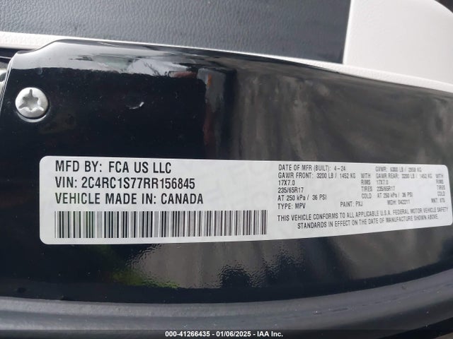 2C4RC1S77RR156845 Chrysler Pacifica Hybrid Select