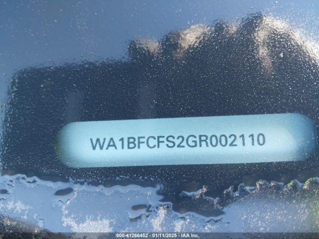 WA1BFCFS2GR002110 Audi Q3 2.0t Premium Plus