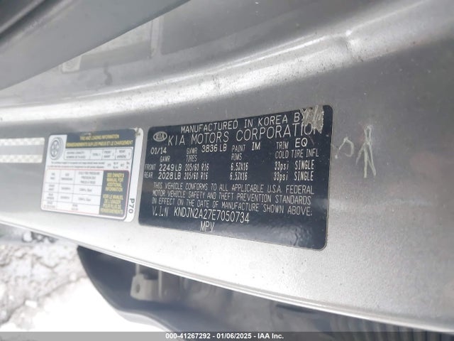 KIA Soul 2014 KNDJN2A27E7050734 Image 9