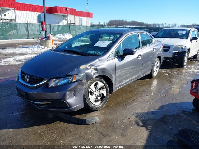 Honda Civic Lx 2014 2HGFB2F55EH524154 Image 2
