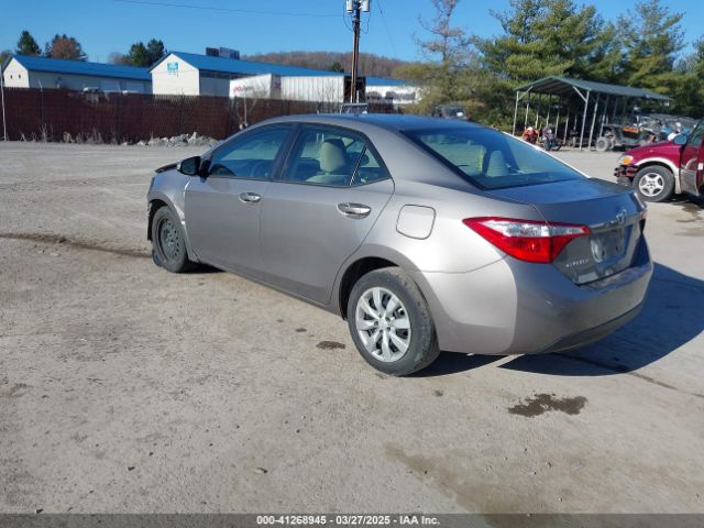 2T1BURHE8GC704657 Toyota COROLLA LE