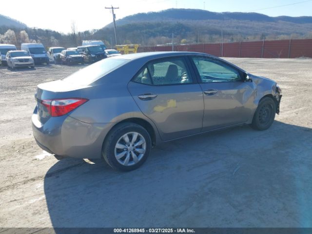2T1BURHE8GC704657 Toyota COROLLA LE