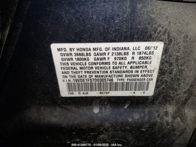 2013 ACURA ILX 19VDE1F57DE005746 Photo 8