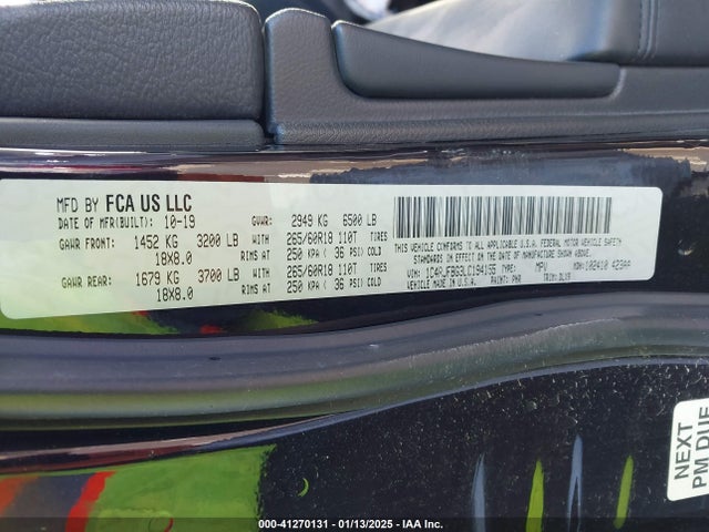 1C4RJFBG3LC194155 Jeep Grand Cherokee Limited 4x4