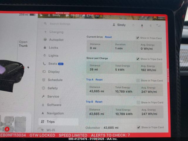 2022 TESLA MODEL 3 5YJ3E1EB0NF113034 Photo 6