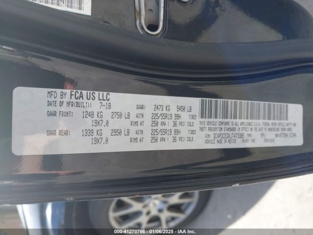 3C4PDCEGXJT473385 Dodge JOURNEY GT