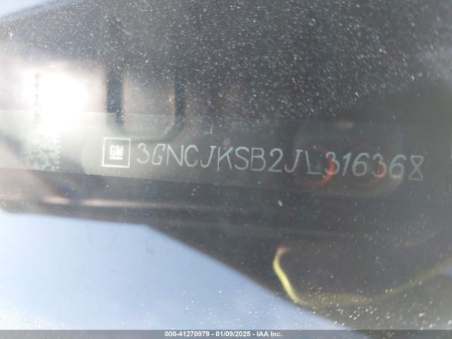 3GNCJKSB2JL316368 Chevrolet TRAX LS