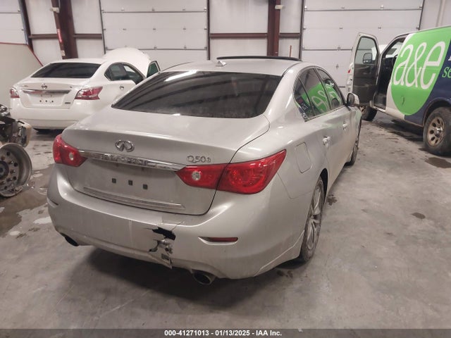 Продажа на аукционе авто 2014 Infiniti Q50, vin: JN1BV7APXEM688977, номер лота: 41271013