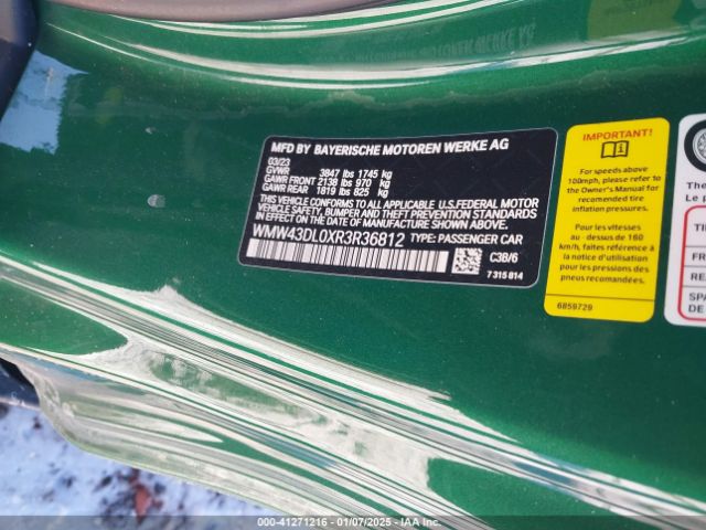 2024 MINI CONVERTIBLE WMW43DL0XR3R36812 Photo 8