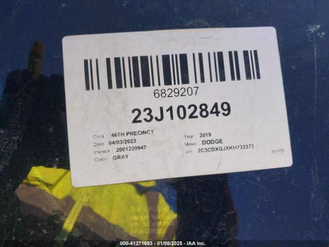 2C3CDXGJXKH732373 Dodge Charger Scat Pack Rwd